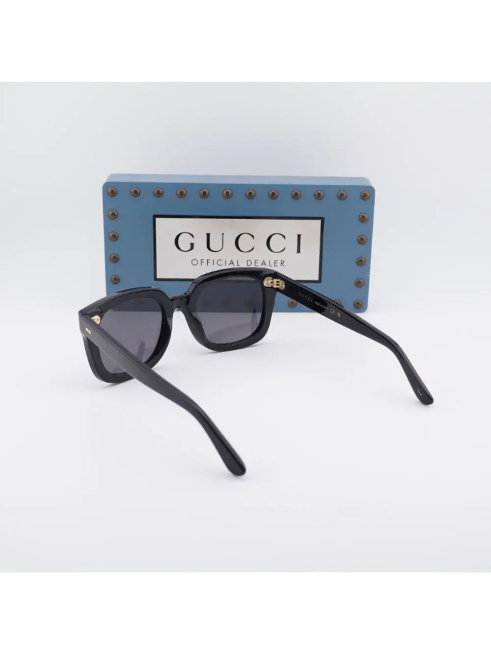 Gucci GG0912S 005 Square Sunglasses - Black / Grey
